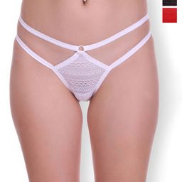SELFCARE Women Pack Of 3 Self-Design Thong Briefs-64