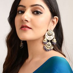 LAIDA Gold-Plated Classic Chandbalis Earrings-8