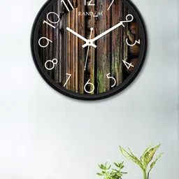 RANDOM Multi-Coloured Round Printed 30 cm Analogue Wall Clock-21