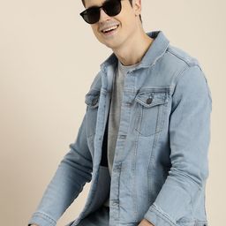 HERE&NOW Solid Denim Jacket-picture-50