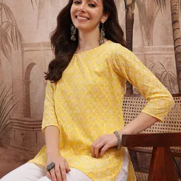 Sangria Ethnic Motifs Embroidered Thread Work Pure Cotton Thread Work Kurti-picture-45