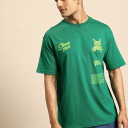 United Colors of Benetton Varsity Print Drop-Shoulder Sleeves Relaxed T-shirt-picture-44