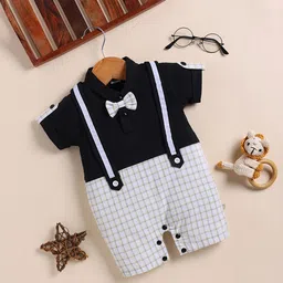 Moms Love Infant Boys Pure Cotton Rompers-58