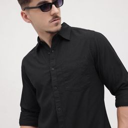 The Roadster Lifestyle Co. Solid Cotton Linen Full Sleeve Regular Fit Shirt-picture-13