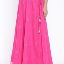 Pink Gold Print Maxi-picture-13