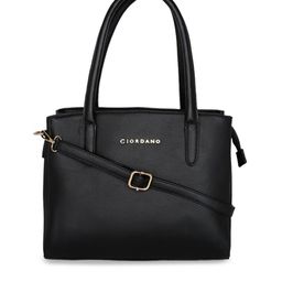 GIORDANO Black Solid Handheld Bag-7