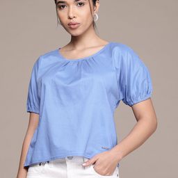 Nautica Extended Sleeves Cotton Top-image-16