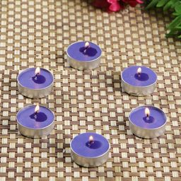 HOSLEY Set of 30 Purple Lavender Scented Tea Light Candles-27
