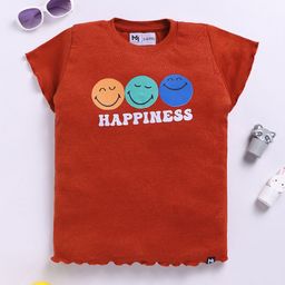 YK X Minute Mirth Girls Graphic Printed Cotton Top-picture-15