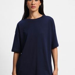 Bewakoof Drop-Shoulder Sleeves Oversized T-shirt-12