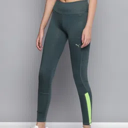 Puma Women Grey Slim Fit Favourite Running Tights-image-13