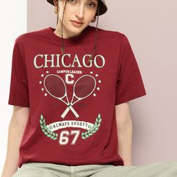 DILLINGER Printed Oversized Pure Cotton T-shirt-image-15