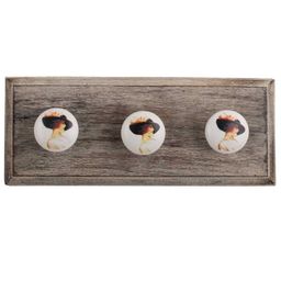 Indianshelf Crackle Glass Wall Hooks Key Holder-image-21