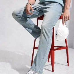 WROGN Men Anti Fit Heavy Fade Stretchable Jeans-picture-13