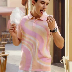 Allen Solly Men Printed Slim Fit Cotton T-shirt-image-53