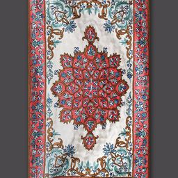 Exotic India White Ethnic Motifs Printed Carpet-image-2