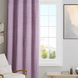 BLANC9 Lavender & White Floral Printed Door Curtain-18