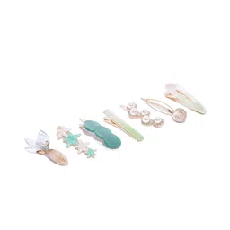 Jewels Galaxy Women Set of 7 Hair Accessories-image-33