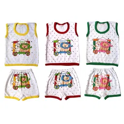 BAESD Unisex Kids Printed T-shirt with Shorts-15