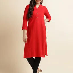 Fabclub Roll Up Sleeve Kurta-14