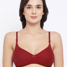 Clovia Solid Cotton Non-Padded Full Cup Everyday Bra BR1953P0932B-45