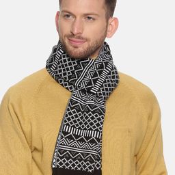 513 Men Beige & Red Woven Design Mufflers-picture-14