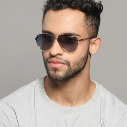 IDEE Men Aviator Sunglasses With UV Protected Lens IDS2920C4PSG-12