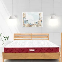 USHA SHRIRAM Maroon Quilted Orthopedic DoubleMattress-image-86