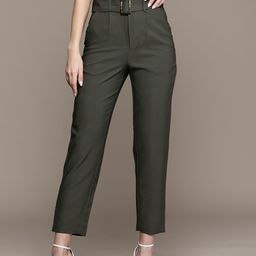 bebe Women All Day Regular Fit Cropped Trousers-image-73