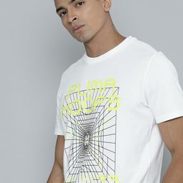 Puma Graphic Printed Game Plan Regular Fit Pure Cotton T-shirt-image-87