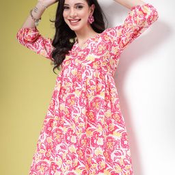 Stylum Floral A-Line Dress-image-31