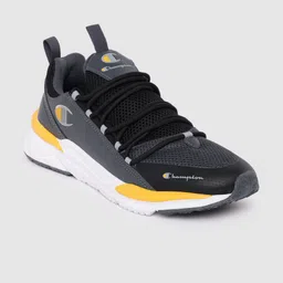 Champion Men Woven Design Colourblocked Sneakers-image-3