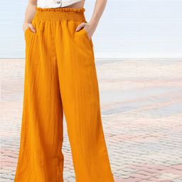 Women Korean All-Day Ease Wide Leg Trousers-image-13