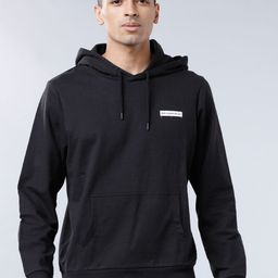 HIGHLANDER Men Black Printed Hooded Sweatshirt-image-65
