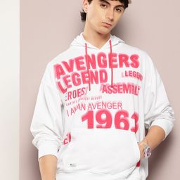 Kook N Keech Marvel Printed Hooded Sweatshirt-picture-15