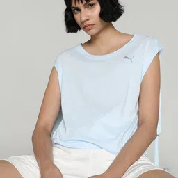 Puma ESS Extended Shoulder Sleeves Relaxed-Fit T-Shirt-21