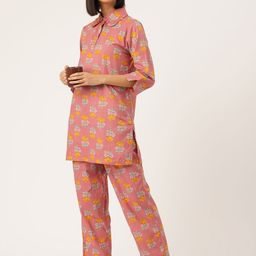 ETC Floral Printed Night suit-image-64
