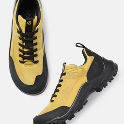 ECCO Men Leather Trekking Non-Marking Shoes-picture-29