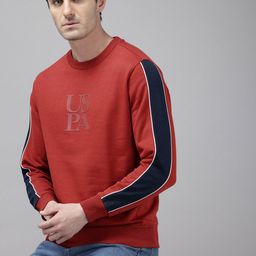 U.S. Polo Assn. Brand Logo Printed Sweatshirt-image-74