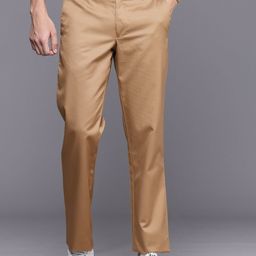Louis Philippe Men Slim Fit Pure Cotton Trousers-picture-24