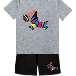 MGRS Unisex Kids Printed T-shirt with Shorts-picture-18