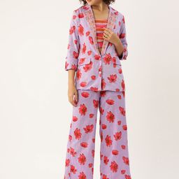 MISRI Printed Co-Ords with Jacket-48