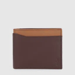 Indian Terrain Men Brown Leather Two Fold Wallet-17