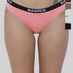 BASIICS by La Intimo Pack of 6 Black & White Briefs-image-6