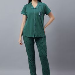 DZZO Printed Pure Cotton Night Suit-image-99