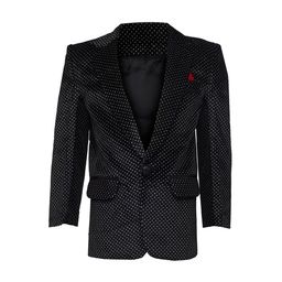 Jeetethnics Boys Black Self-Design Blazer-picture-36