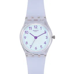 Swatch Women Blue Water Resistant Analogue Swiss Made Watch LK396-image-36