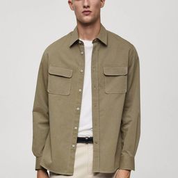 MANGO MAN Opaque Casual Shirt-image-11