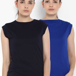 appulse Women Pack Of 2 Solid Round Neck T-shirt-picture-26