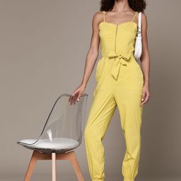 bebe AM-PM Solid Basic Jumpsuit-25